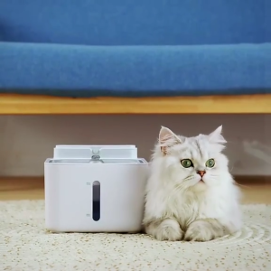 GREENPETS Cat Water Fountain 60 Days Battery Life Intelligent Sensing Automatic Pet Water Dispenser Stainless Steel Ultra Quiet for Cats and Small Dogs