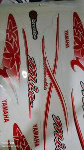 MIO SPORTY STICKER FLOWER TRANSPARENT MIO SPORTY STICKER MIO SPORTY INDO STICKER.