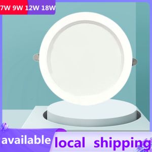 Ultra Thin LED Pin Light Recessed Panel Light Recessed Ceiling Light Down Light For Ceiling 7W 9W 12W 18W LED Lights For Living Room Dining Room High quality Pin Lamp Panel Lamp For House Bathroom Ceiling Lamp