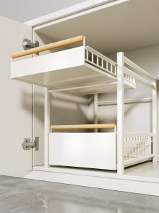 evesigar | Pull Out Kitchen Storage Rack Multi Layer Deep Drawer Organizer for Under Sink Cabinet Kitchen Organizer Kitchen Storage Racks
