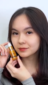 HANASUI Whitening Gold Serum Anti Aging 14 Days  Brightening Glowing Skin Care Ampoule with Phyto Collagen - 20ml IMPROVED FORMULA