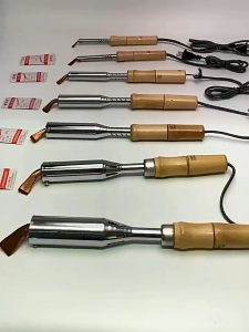 หัวแร้งบัดกรี 300W 220V หัวแร้งไฟฟ้า Heavy Duty เครื่องเชื่อมเหล็กด้วยปลายทองเหลืองหัวแร้ง