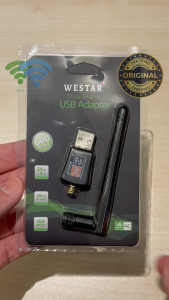 WESTAR USB WIFI Adapter DualBand 2.4G + 5.8G WIFI USB dengan Antena Penguat