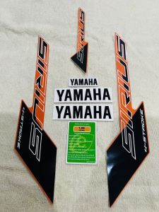Bộ tem decal dán xe máy Yamaha Sirius đời 2022 THẮNG ĐÙM màu xám cam zin thái siêu đẹp