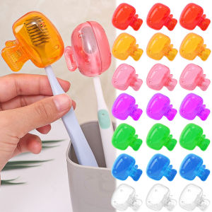 【On Sale】5Pcs Toothbrush Head Cover Eco-friendly Wear Resistant Plastic Toothbrush Head Cover
