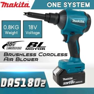 Makita | Makita DAS180 18V Brushless Portable Air Blower Rechargeable Dust Cleaner For Electronic Device Narrow Gap Dust Blowing