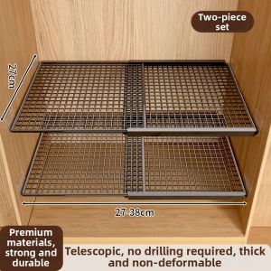 MEIKAIBIN | Adjustable Wardrobe Shelf Divider Closet Organizer Space Saver Storage Rack