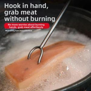 Stainless Steel Straight Thick Meat Fork