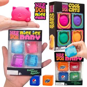 Schylling Nice Cube Nee Doh Pinch Blocks Sensory Fidget Toy Stress Relief Puzzle Souvenir Present Blind Box