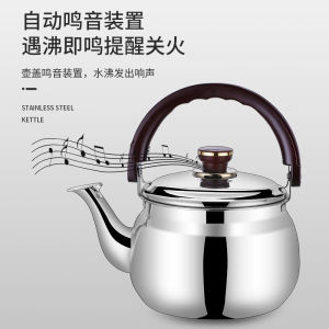 Deluxe Titanium Sounding Whistling Kettle Stainless Steel Water Heater