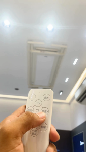 Midea Electric Smart Clothes Drying Rack Ceiling Cloth Dryer Rak Baju Penyangkut Pengering Hanger Penyidai  Siling