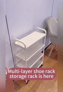 Multi-tier Shoe Rack Stable Shoe Storage Rack Narrow Used Behind Door For bedroom For Home Entrance