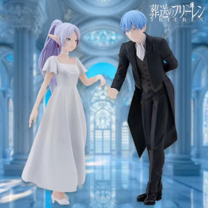 Bandai | Original Frieren: Beyond JourneyS End Figure Himmel Action Figurie Frieren Anime Figure Model Doll Collect Desk Decor Toy Gifts