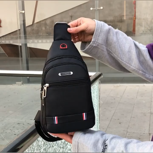 SEA YADOU กระเป๋าสะพายข้างผู้ชายขนาดใหญ่ กันน้ำทนทาน สไตล์ธุรกิจสำหรับเดินทาง