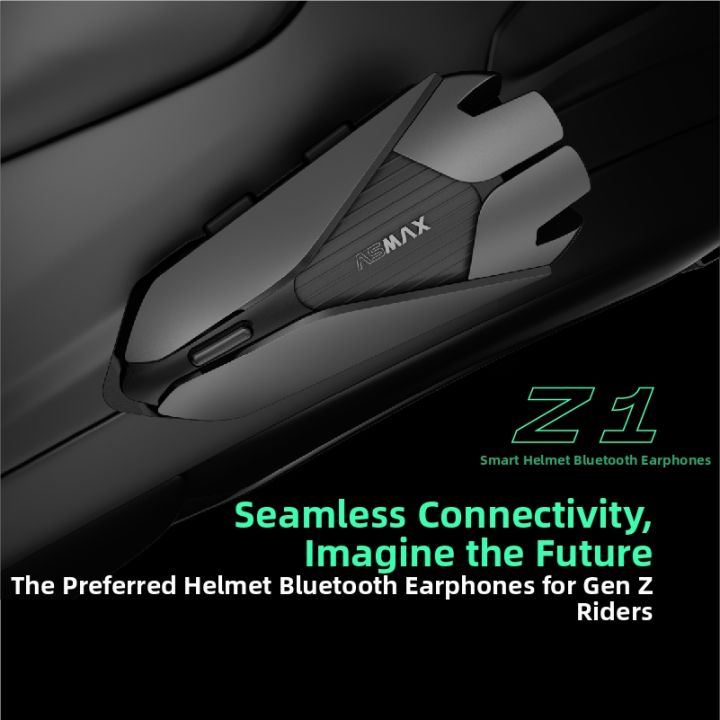 ASMAX | Waterproof Noise Cancelling Wireless Helmet Headset