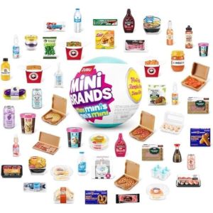 hot toys | ZURU Mini Fridge Playset Pretend Play Food Toy Mystery BallTrendy Blind Box Miniature Kitchen CollectibleToy for Kids Girls Gift