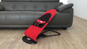 Baby Balance Rocking Bouncer Foldable adjustable height Baby Balance ChairWith Safety Belt Breathable Soft Cotton Removable Net