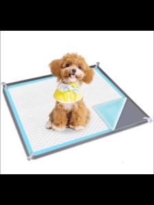 Dog urine pad holder silicone dog pad holder tray suitable for 24 inch x24 inch training pads