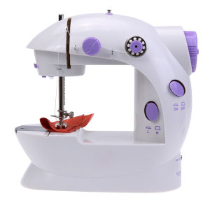 Sewing Machine Multifunctional Home Miniature Sewing Machine with Foot Pedal LED Light Household Accessories