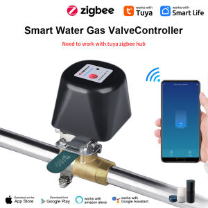 MOES | Tuya WiFi/Zigbee Automatic Gas Water Heater Valve Controller Smart Home Remote Control Manipulator Work With Alexa Google Home