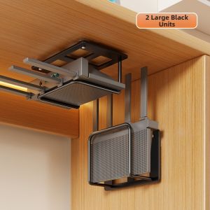 WUBUWEI | Wall-Mounted Router & Power Strip Storage Rack