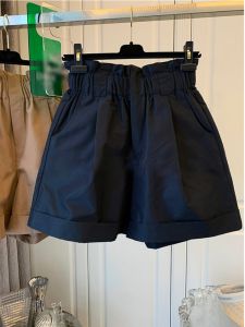 SHIMANQING | Plus Size Flattering High-Waisted A-Line Shorts Slim Fit