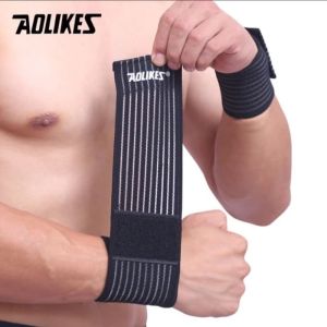 Aolikes Light Wrist Wrap Support Sleeve Deker Pergelangan Tangan Hand band Handband