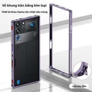 BOSKJUE | Vỏ Ốp Điện Thoại Có Nút Bấm Vai Khung Kim Loại Cho nubia Red Magic 11pro Mỏng Tản Nhiệt