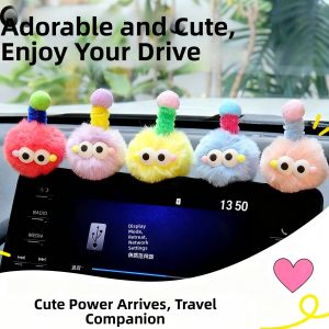 JOYCS | Dopamine-colored Yarn Monster Car Interior Decorative Ornament