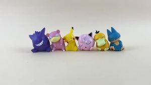 Magic Baby Elf Shoulder Support Shoulder Head Tilt Gengar Pikachu Psyduck Capsule Toy Hand-Made Car Decoration