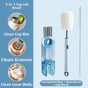 WEIFUREN | Portable 3-in-1 Bottle Cleaning Set