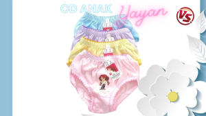 Celana Dalam Anak Perempuan | CD Anak Cewe Yayan Usia 2 s/d 13 tahun |CD Anak Wanita-Aurora Store