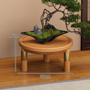 MINGZHIYIFAN | Balcony Living Room Multi-Level Wooden Plant Stand