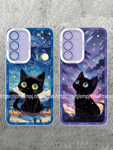 Anti-Fall Protective Case for OPPOA3I RENO14 RENO13F Cartoon Silicone Transparent Full Coverage A1 A79 Fashionable Couple A78 Creative A80 Women A40 A60 Mobile Phone Covers