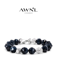Swarovski Constellation Silver Bracelet with Meteorite and Eagle-Eye Stones