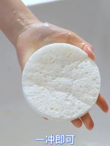 1 Pcs Expandable Hangable Compressed Wood Pulp Sponge Reusable Dishwashing Kitchen Household Cleaning Scouring Pad Span Cuci 木匠海绵压缩海绵