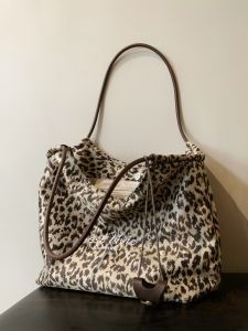 CHIO‘2ND | Stylish Leopard Print Large Capacity Tote Bag