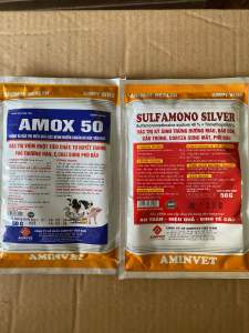 Combo đường ruột lợn gà..kí sinh trùng đường máu tiêu chảy phân xanh phân trắng viêm ruột tiêu chảy(2 gói bột 50g)hiệu quả cao