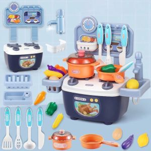 FUNToy Mainan Anak Dapur Dapur Memasak Mainan Anak Perempuan Wastafel Buku Pencuci Piring