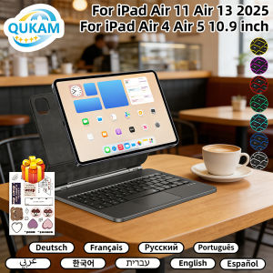 New Magic Keyboard For iPad Pro 11/13 M5 M4 Air M3 Air 4/5/6 10.9" A16 10th 11th Gen Smart Cover Multi-Touch Backlight Keyboard