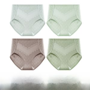 MiiOW | กางเกงชั้นในสตรีเอวสูงผ้าฝ้ายแท้ไร้ตะเข็บ ไม่ขัดกระชับสัดส่วน ไม่มีรอย กางเกงชั้นในทรงสามเหลี่ยม MiiOW Cat Lady 2025