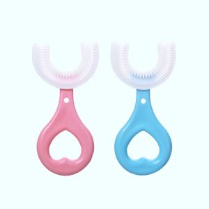 Juragan 47 - Sikat Gigi Anak Bentuk U Bahan Silikon / Tooth Brush Baby Silicon / Training Toothbrush / Sikat Gigi Silikon / Toothbrush Baby Type U