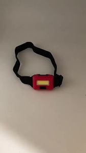 Senter Kepala LED COB Portabel dengan 3 Mode Lampu Kepala Mini Luar Ruangan untuk Berkemah Hiking Memancing Petualangan Bersepeda