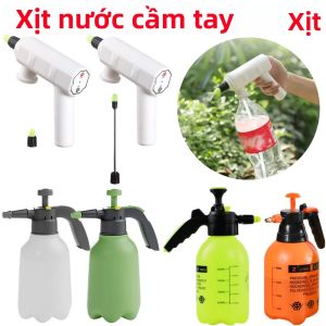 Bình Xịt Điện Cầm Tay Đa Năng USB 500ml Bình Tưới Cây Cầm Tay Vòi Phun Vườn Có Bơm Dụng Cụ Tưới Cây