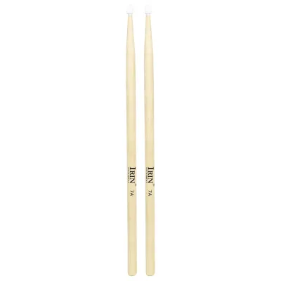 IRIN 5A/7A DrumSticks Maple Classic Waterdrop Tip Nylon Drumstick Sticks-Ideal for Beginners Stage Performers Accessories Parts