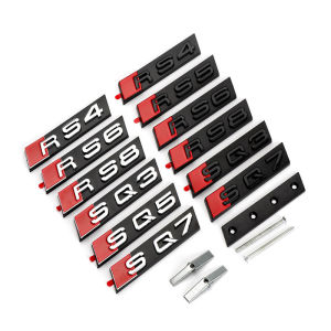 Lưới tổ ong miếng Logo Front logo cho Audi S3 S4 S5 S6 S7 S8 RS3 rs4 RS5 RS6 rs7 rs8 sq3 sq4 sq5 sq6 sq7 SQ8 huy hiệu