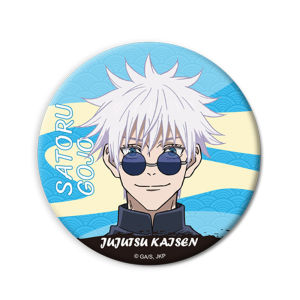 58mm Anime Jujutsu Kaisen Gojo Satoru Fushiguro Toji Cosplay COSTUME Badge Pin SPTE Tinplate Brooch Halloween Prop Xmas Gilf