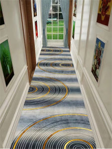 พื้นที่รับแขนครึ่งกลางบ้าน ผ้าพื้นบันได ผ้าพื้นโรงแรม ผ้าพื้นขนาดใหญ่ ตัดเย็บแบบเรียบง่าย ผ้าพื้นแบบติดแน่น ผ้าพื้นแบบติดแน่น