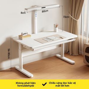 MEIHAOTONGNIAN | Bộ Bàn Ghế Học Điều Chỉnh Được Từ Gỗ Thật