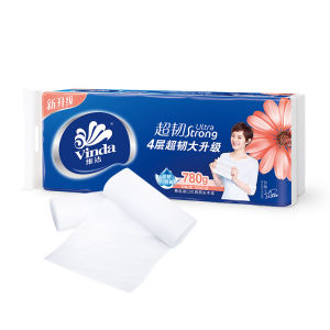 【 VINDA】 4-PLY Toilet Paper 10 Roll Smooth Feel Embossed Toilet Tissues (10R X 78g)